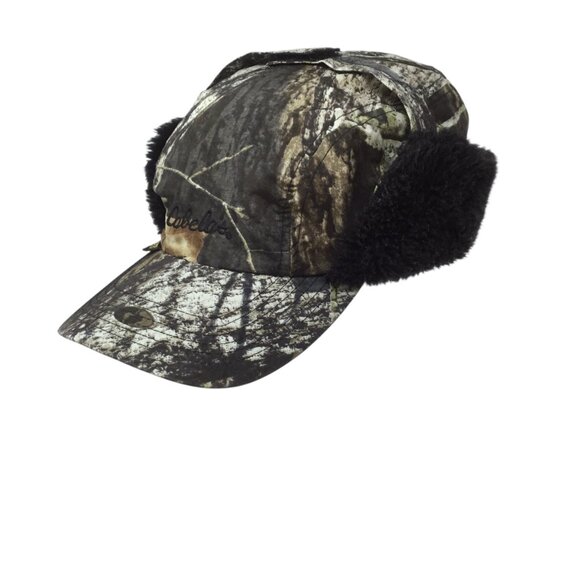 Vtg Men's Hunting Cap Hat Insulated Cabela's Trapper Ear Flaps Gore-Tex Camo - Picture 1 of 11